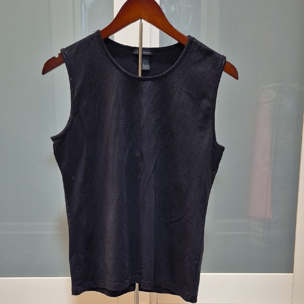 The Limited Sleeveless Black Top